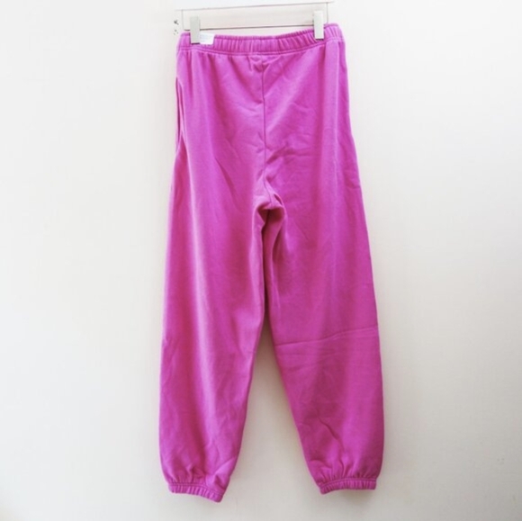 VS Pink Ivy Fleece Campus Sweatpants Outfit Limited Edition Pink Gossip (M) NWT! - Picture 14 of 16